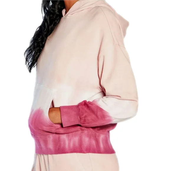 NWT Wildfox Set Womens Pink Gradient Tie Dye Olivia Hoodie & Joggers Set - Picture 4 of 15